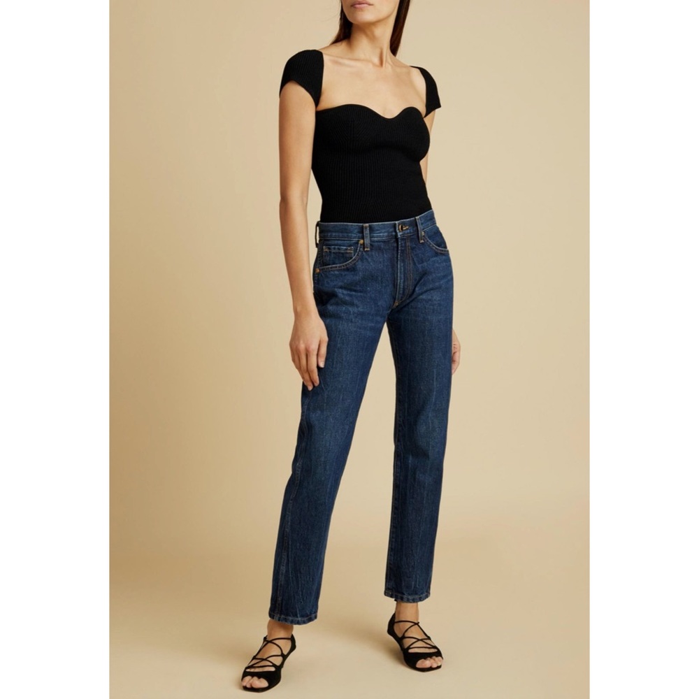 KHAITE Kyle Straight Leg Jeans Blue 29